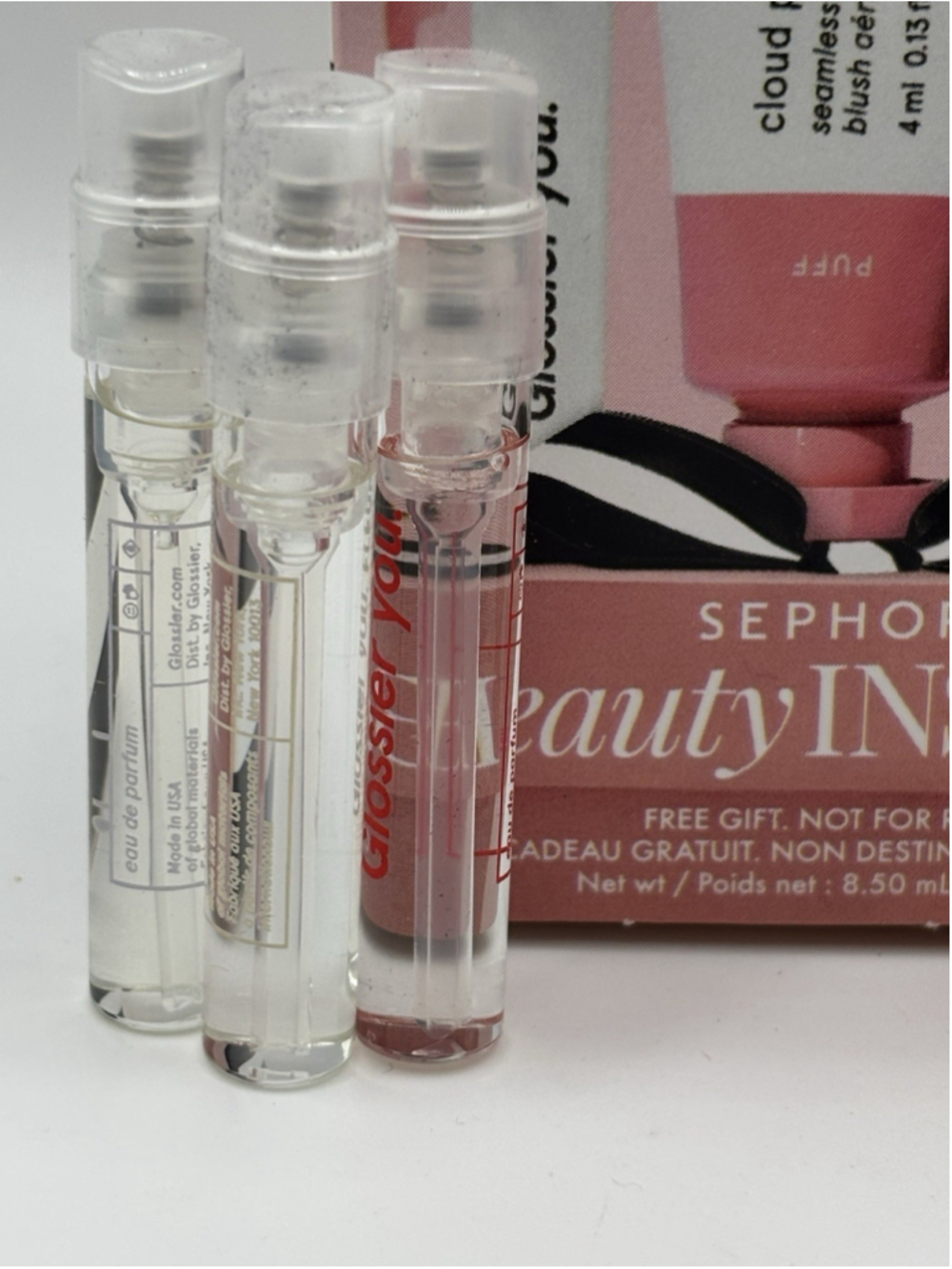 Glossier Cloud Paint Puff You Minis Beauty Insider Set NEW - Picture 4 of 7
